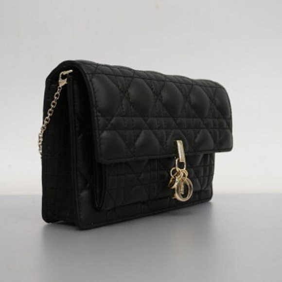 Christian Dior Lady Dior Leather Chain Wallet - Picture 2 of 11